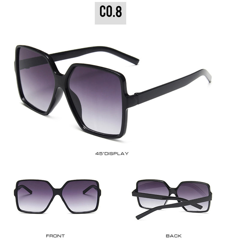 Black Square Oversized Sunglasses Women Big - Lena & Miles Exquisite Boutique LLC.
