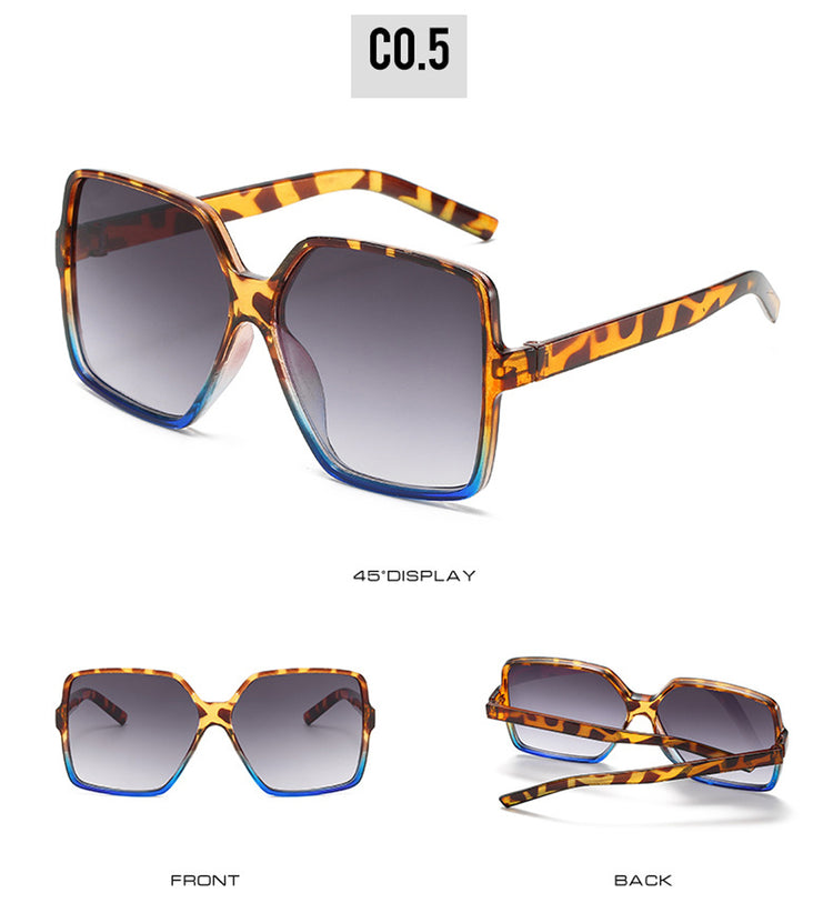 Black Square Oversized Sunglasses Women Big - Lena & Miles Exquisite Boutique LLC.