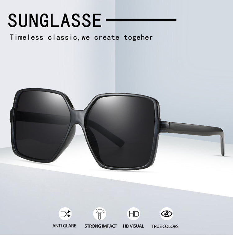 Black Square Oversized Sunglasses Women Big - Lena & Miles Exquisite Boutique LLC.