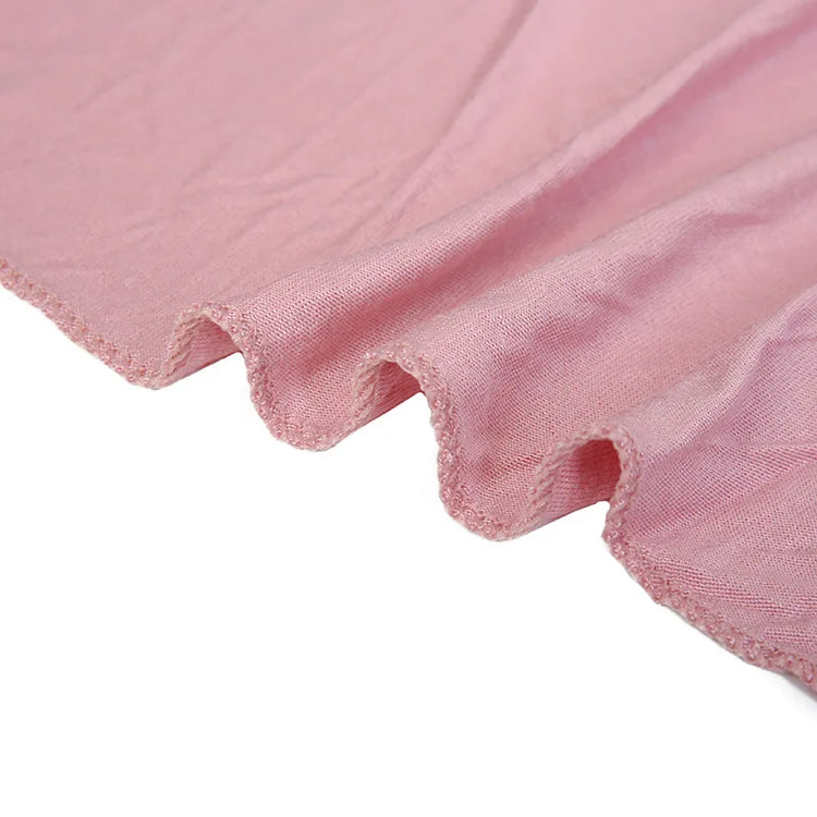 2023 New Modal Cotton Jersey Hijab Scarf Long Muslim Shawl Plain Soft Turban Tie Head Wraps For Women Africa Headband 170x60cm - Lena & Miles Exquisite Boutique LLC.