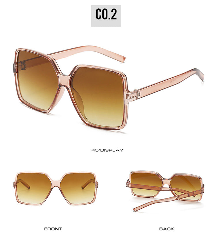 Black Square Oversized Sunglasses Women Big - Lena & Miles Exquisite Boutique LLC.