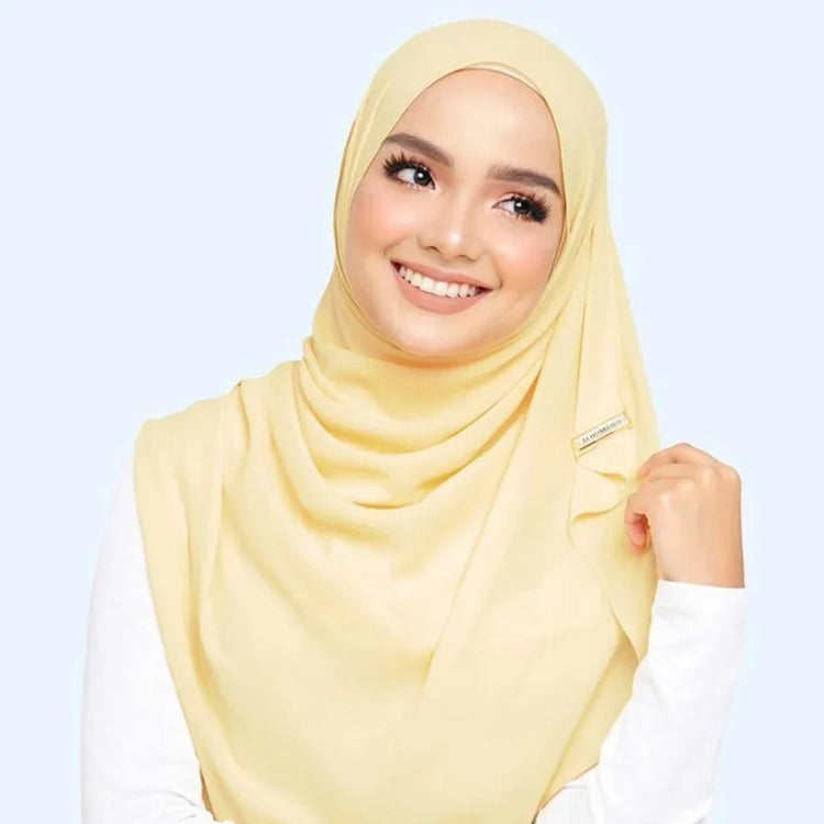 Ramadan Muslim Chiffon Hijabs For Woman Plain - Lena & Miles Exquisite Boutique LLC.