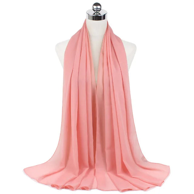Women Muslim Chiffon Hijab Shawls Scarf - Lena & Miles Exquisite Boutique LLC.