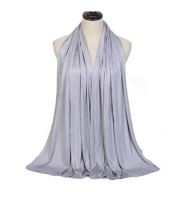 Modal Cotton Jersey Hijab Scarf Long Muslim - Lena & Miles Exquisite Boutique LLC.