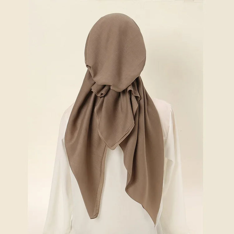 Wholesale Cotton Instant Muslim Hijab Inner Wrap Undercap Triangle Scarf Hijab Plain Islamic Turban Bonnet Soft Headband Hat - Lena & Miles Exquisite Boutique LLC.
