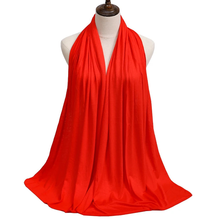 2023 New Modal Cotton Jersey Hijab Scarf Long - Lena & Miles Exquisite Boutique LLC.