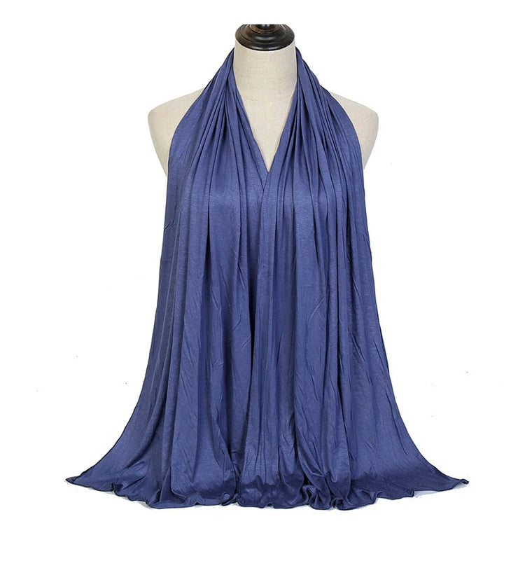 Modal Cotton Jersey Hijab Scarf Long Muslim - Lena & Miles Exquisite Boutique LLC.