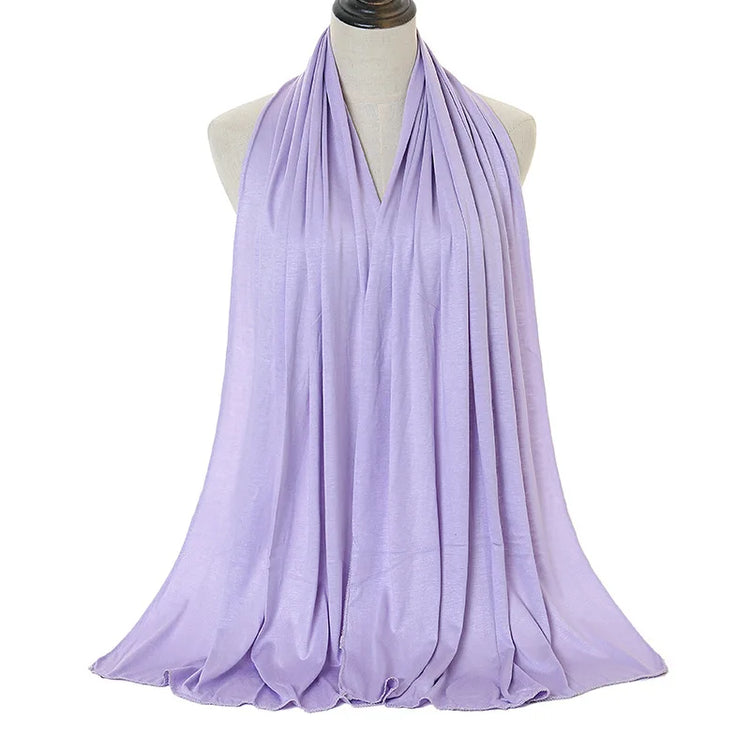 Modal Cotton Jersey Hijab Scarf Long Muslim - Lena & Miles Exquisite Boutique LLC.