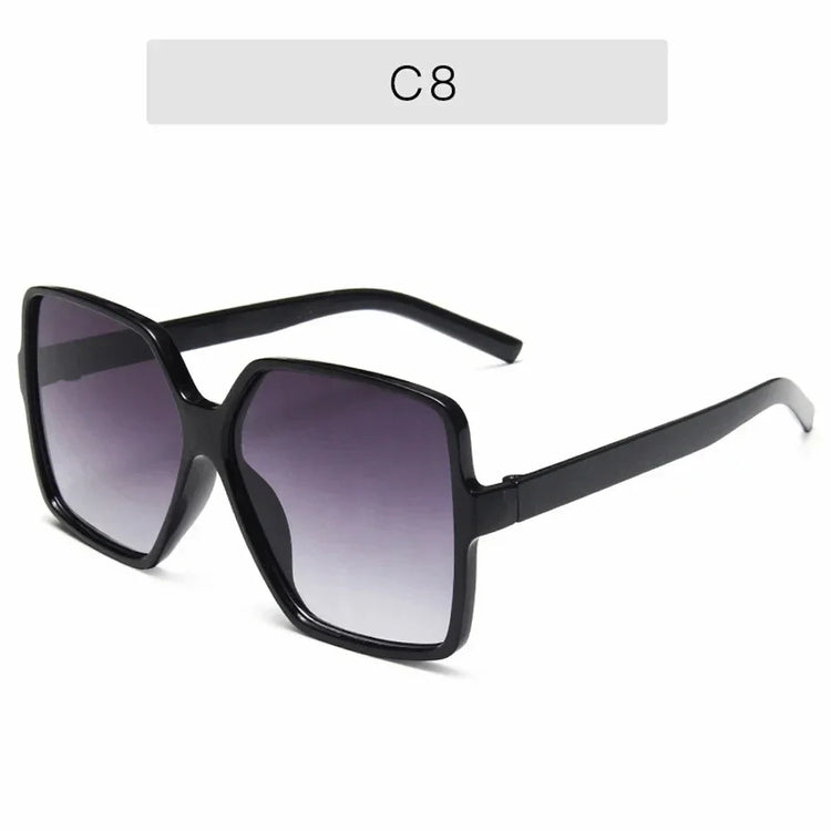 Black Square Oversized Sunglasses Women Big - Lena & Miles Exquisite Boutique LLC.