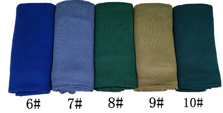 Modal Cotton Jersey Hijab Scarf Long Muslim - Lena & Miles Exquisite Boutique LLC.