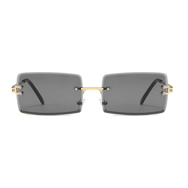 Rimless Square Sunglasses Man Brand Designer - Lena & Miles Exquisite Boutique LLC.