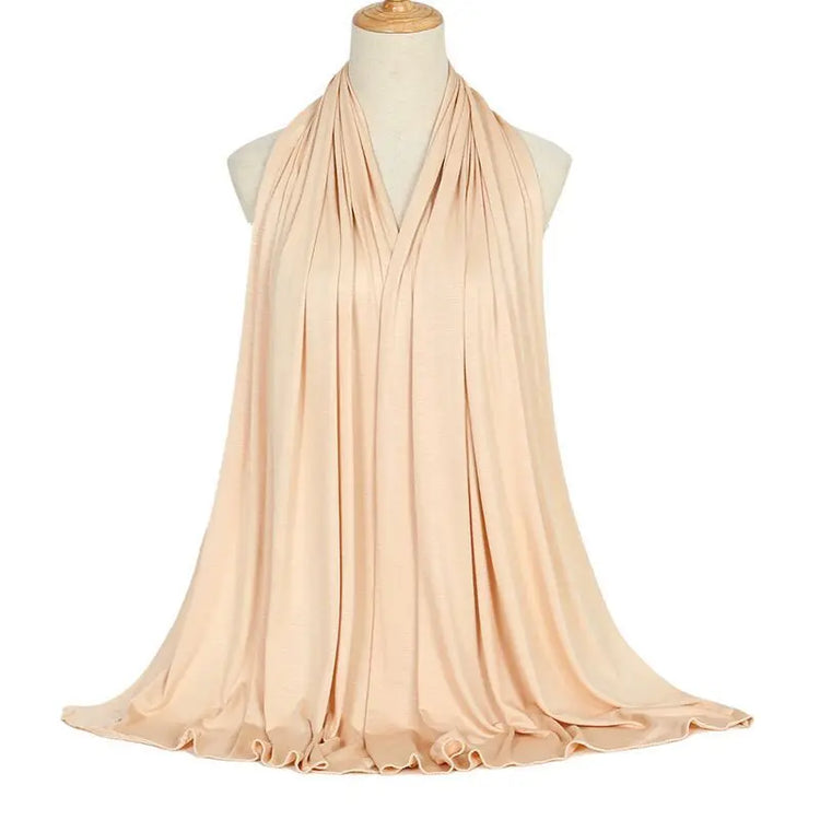 Modal Cotton Jersey Hijab Scarf Long Muslim - Lena & Miles Exquisite Boutique LLC.