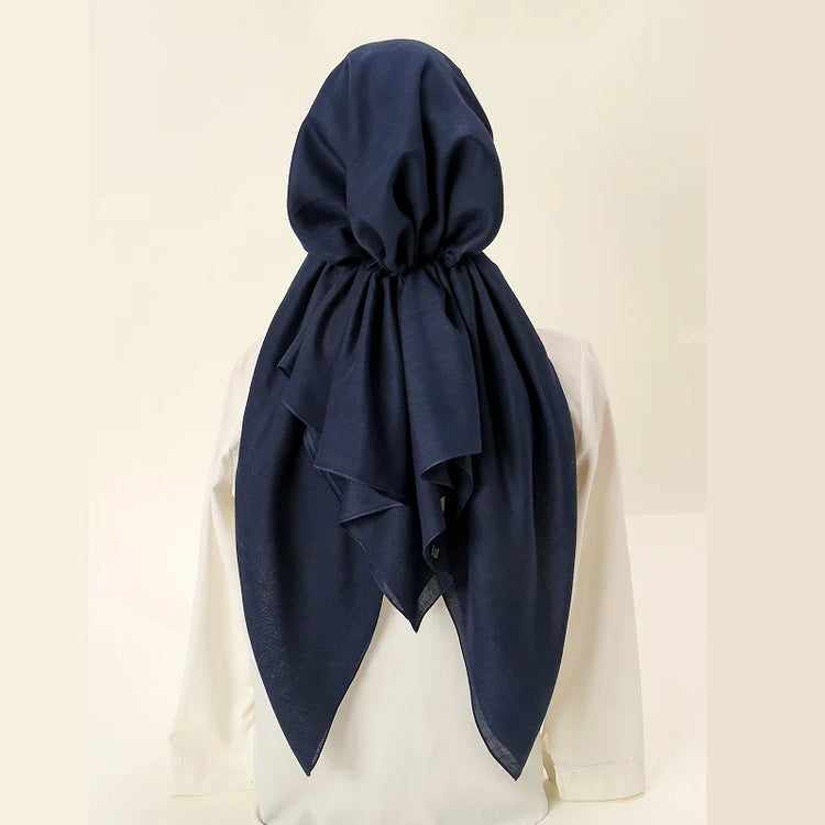 Wholesale Cotton Instant Muslim Hijab Inner Wrap Undercap Triangle Scarf Hijab Plain Islamic Turban Bonnet Soft Headband Hat - Lena & Miles Exquisite Boutique LLC.