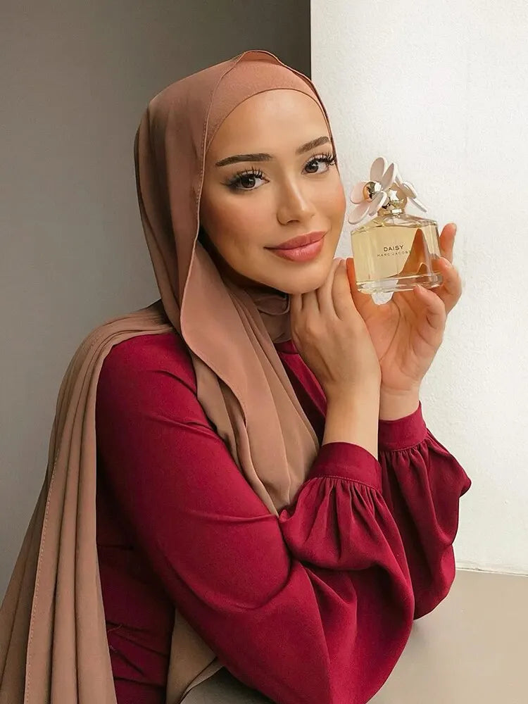 Women Muslim Chiffon Hijab Shawls Scarf - Lena & Miles Exquisite Boutique LLC.