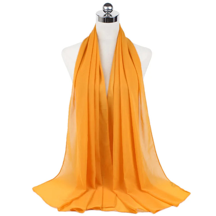 Women Muslim Chiffon Hijab Shawls Scarf - Lena & Miles Exquisite Boutique LLC.