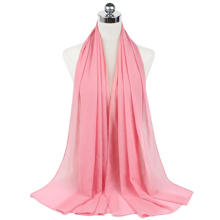 Women Muslim Chiffon Hijab Shawls Scarf - Lena & Miles Exquisite Boutique LLC.