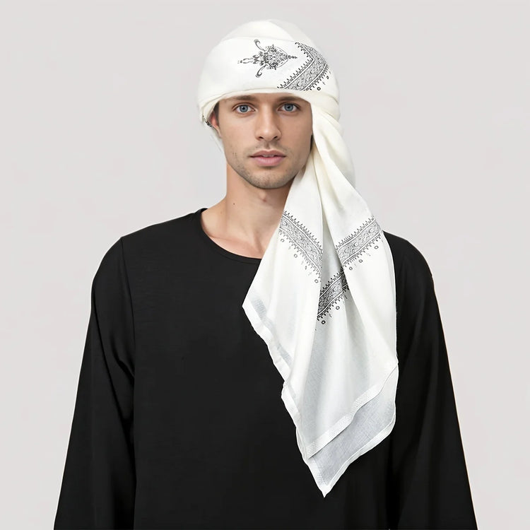 2025 Trendy Ethnic Prayer Scarf - Men&