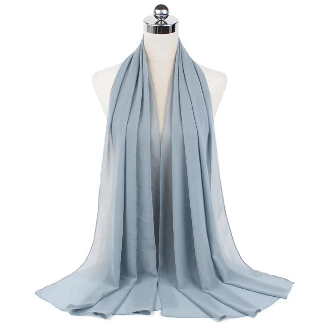 Women Muslim Chiffon Hijab Shawls Scarf - Lena & Miles Exquisite Boutique LLC.