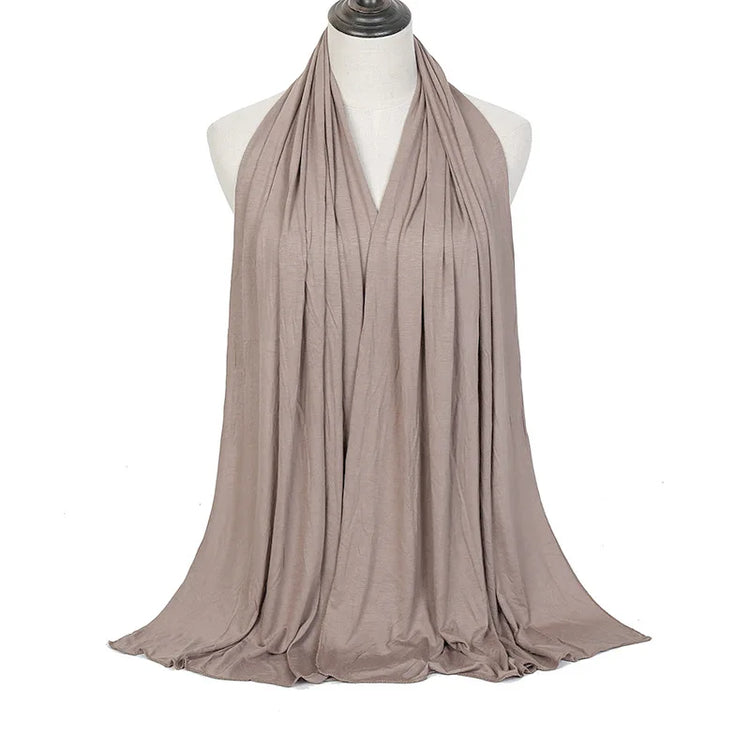 Modal Cotton Jersey Hijab Scarf Long Muslim - Lena & Miles Exquisite Boutique LLC.