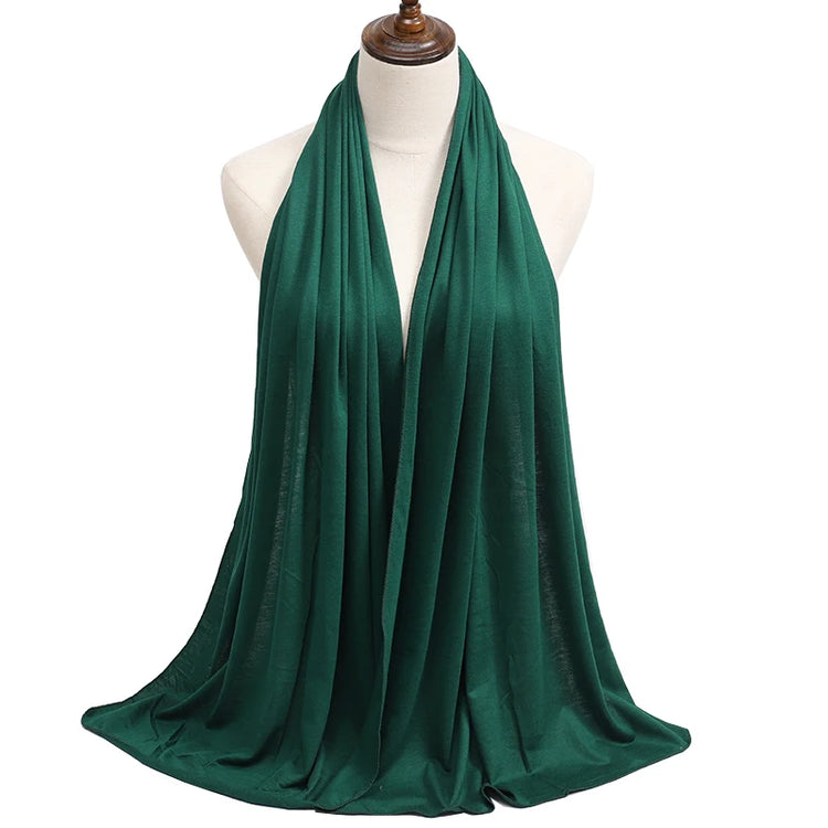 2023 New Modal Cotton Jersey Hijab Scarf Long - Lena & Miles Exquisite Boutique LLC.
