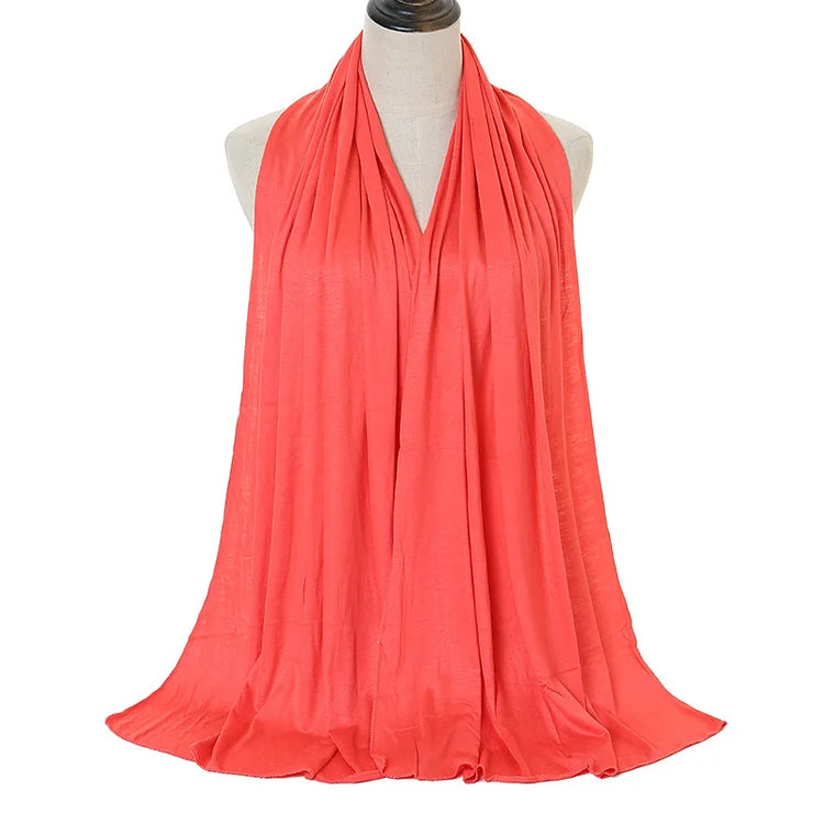 Modal Cotton Jersey Hijab Scarf Long Muslim - Lena & Miles Exquisite Boutique LLC.