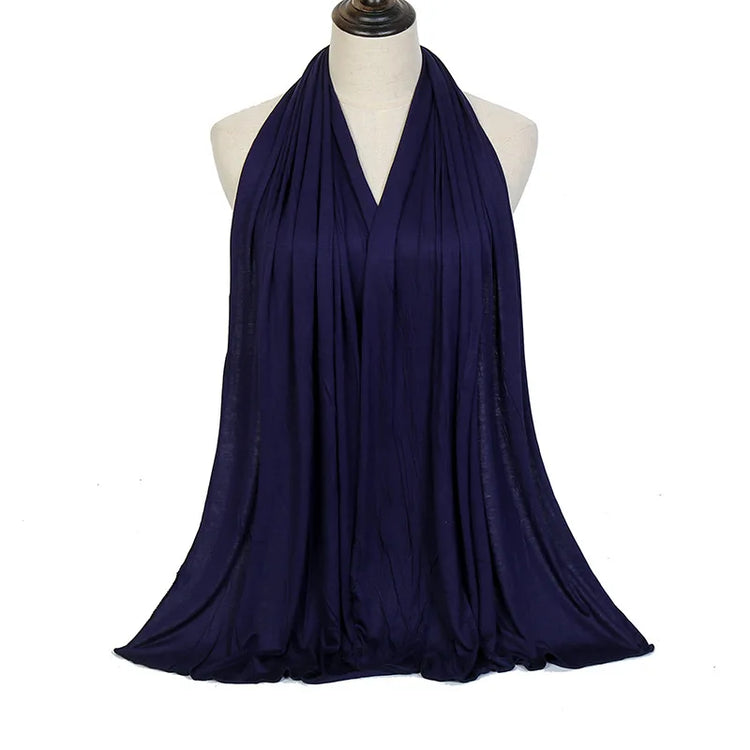 Modal Cotton Jersey Hijab Scarf Long Muslim - Lena & Miles Exquisite Boutique LLC.