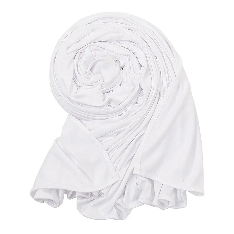 Easy To Wear Jersey Hijab Scarf Solid Color - Lena & Miles Exquisite Boutique LLC.