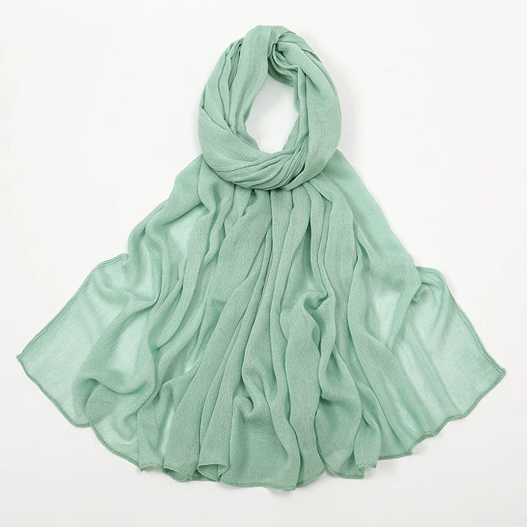 Shawls Solid Headscarf Wraps Big Size Plain Islam - Lena & Miles Exquisite Boutique LLC.