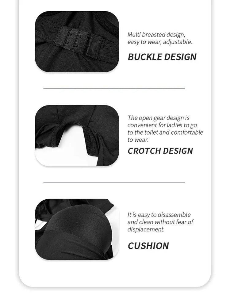 AfruliA Bodysuit Shapewear Padded Hip Enhancer Bra Cushion Butt Lifter Sexy Back Body Shaper Jumpsuits Fajas Colombianas Girdles - Lena & Miles Exquisite Boutique LLC.