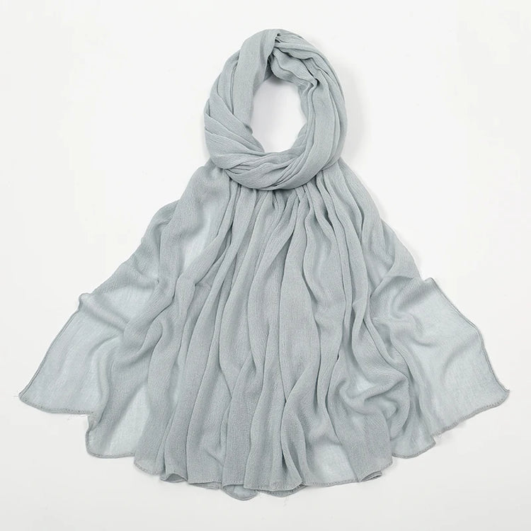 Shawls Solid Headscarf Wraps Big Size Plain Islam - Lena & Miles Exquisite Boutique LLC.