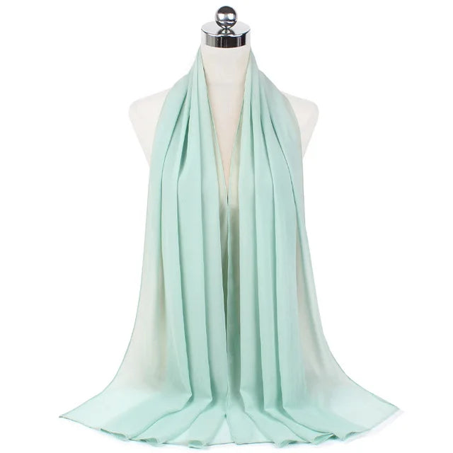 Women Muslim Chiffon Hijab Shawls Scarf - Lena & Miles Exquisite Boutique LLC.
