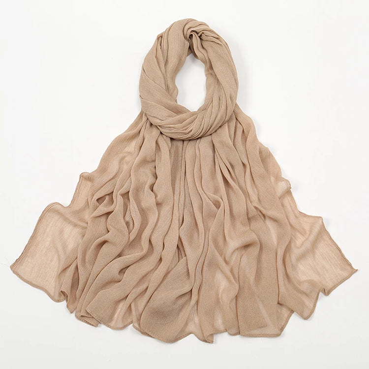 Shawls Solid Headscarf Wraps Big Size Plain Islam - Lena & Miles Exquisite Boutique LLC.