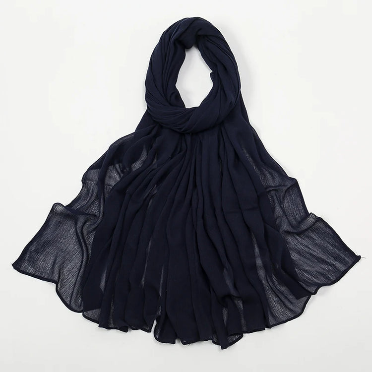 Shawls Solid Headscarf Wraps Big Size Plain Islam - Lena & Miles Exquisite Boutique LLC.