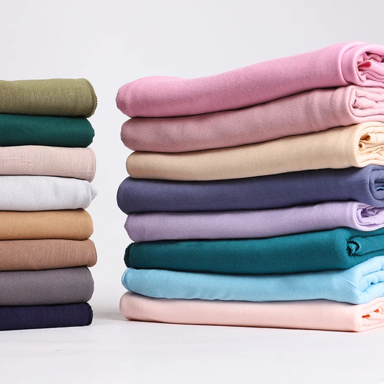 2023 New Modal Cotton Jersey Hijab Scarf Long - Lena & Miles Exquisite Boutique LLC.