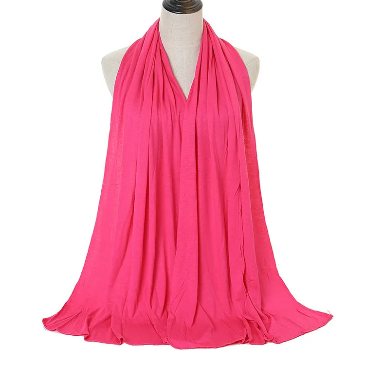Modal Cotton Jersey Hijab Scarf Long Muslim - Lena & Miles Exquisite Boutique LLC.