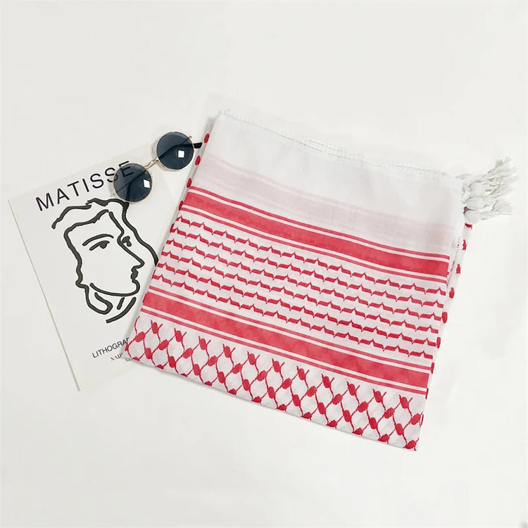 Fashion Printed Cotton Headscarf Middle East Dubai Türkiye Headband Muslim Women Hijab Islam Scarf Female Long Turban - Lena & Miles Exquisite Boutique LLC.