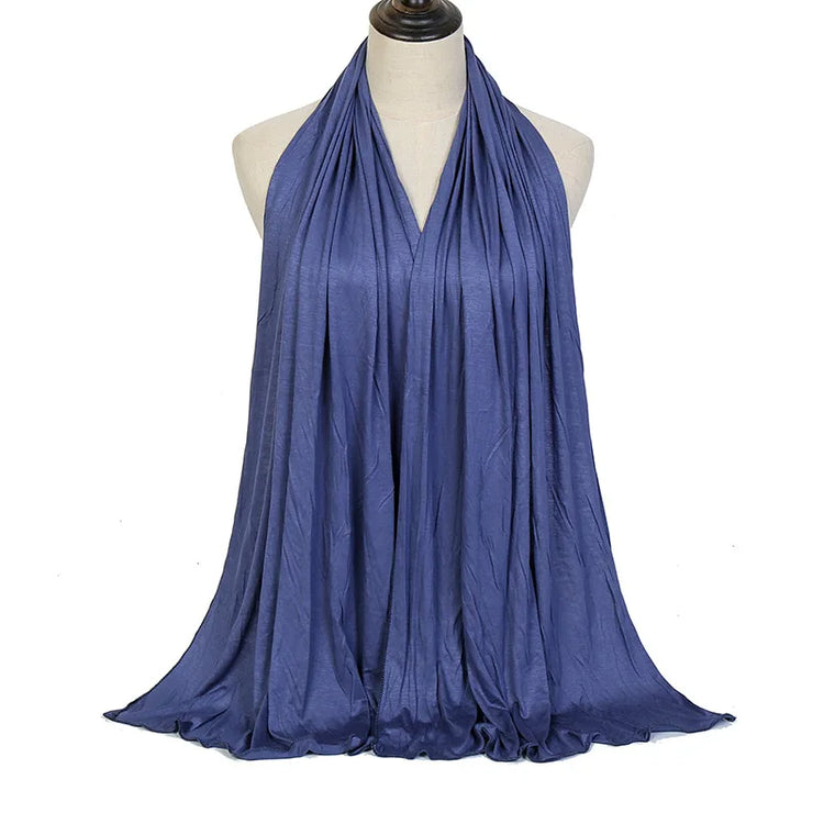 Modal Cotton Jersey Hijab Scarf Long Muslim - Lena & Miles Exquisite Boutique LLC.