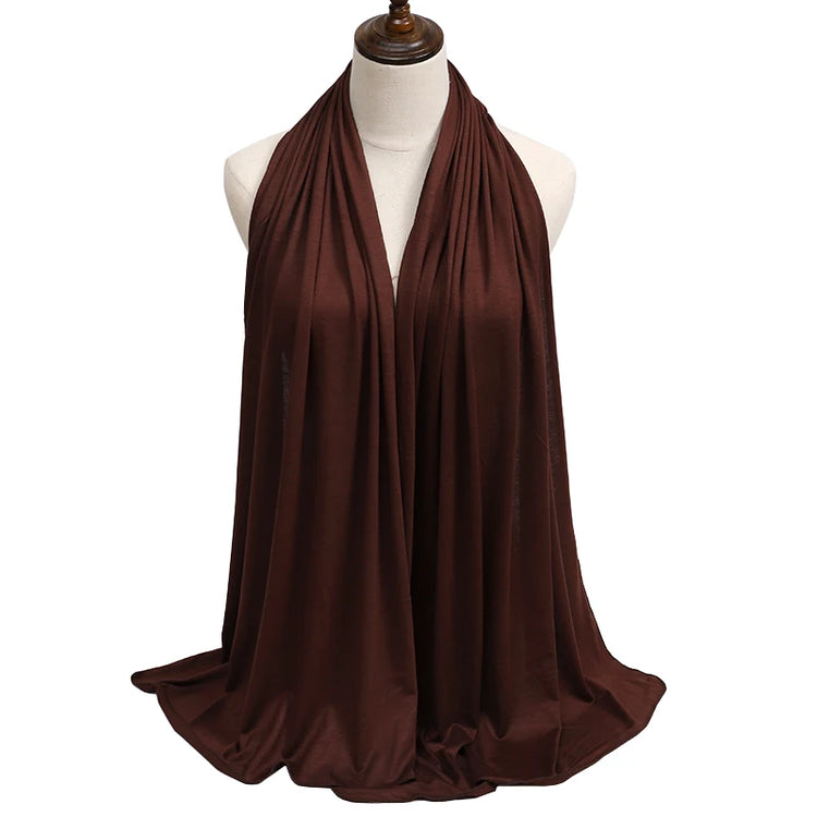 2023 New Modal Cotton Jersey Hijab Scarf Long - Lena & Miles Exquisite Boutique LLC.