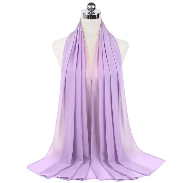 Women Muslim Chiffon Hijab Shawls Scarf - Lena & Miles Exquisite Boutique LLC.