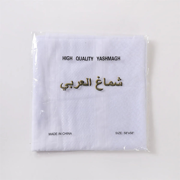 New Arab Shemagh Muslim Keffiyeh Head Wrap Tactical Desert Head Neck Scarf Military Shawl Arabic Scarf Headwear with Agal Rope - Lena & Miles Exquisite Boutique LLC.
