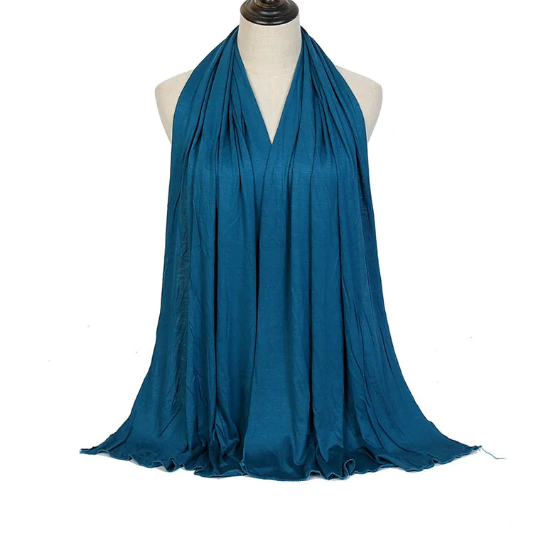 Modal Cotton Jersey Hijab Scarf Long Muslim - Lena & Miles Exquisite Boutique LLC.