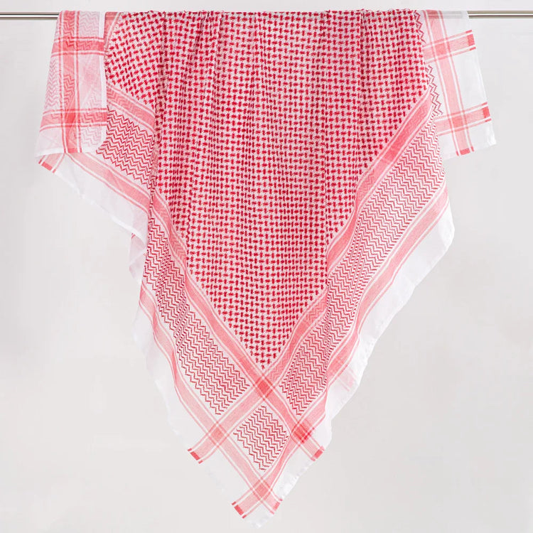 Luxury Design Muslim Men Plaid Print Kerchief - Lena & Miles Exquisite Boutique LLC.