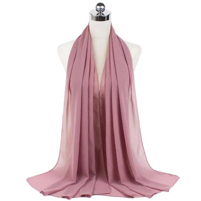 Women Muslim Chiffon Hijab Shawls Scarf - Lena & Miles Exquisite Boutique LLC.