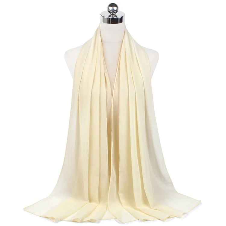 Women Muslim Chiffon Hijab Shawls Scarf - Lena & Miles Exquisite Boutique LLC.