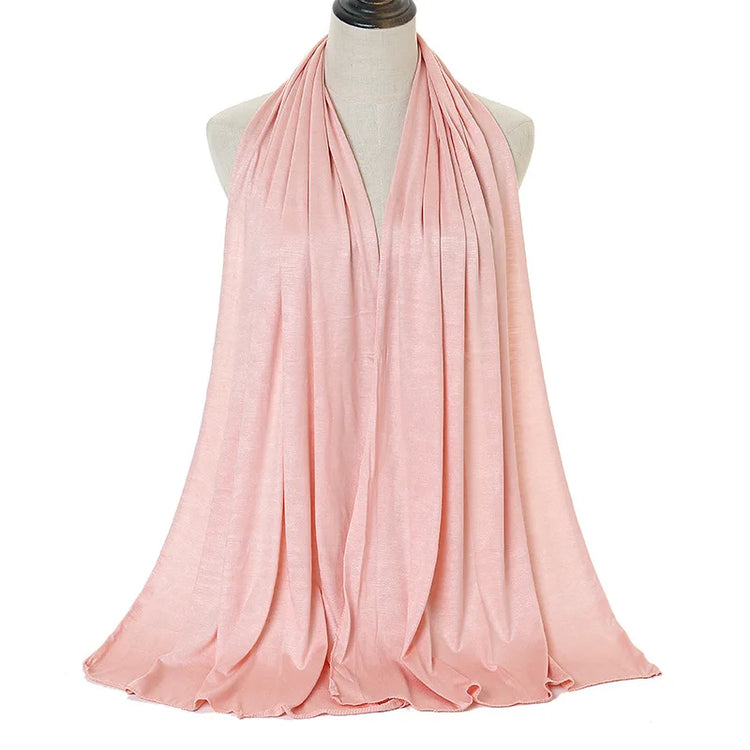 Modal Cotton Jersey Hijab Scarf Long Muslim - Lena & Miles Exquisite Boutique LLC.