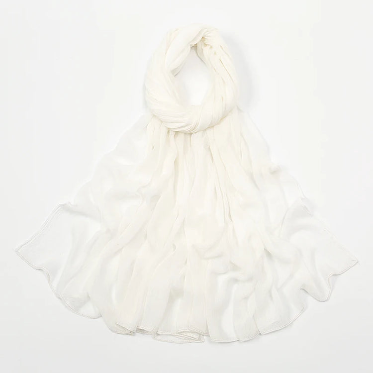 Shawls Solid Headscarf Wraps Big Size Plain Islam - Lena & Miles Exquisite Boutique LLC.