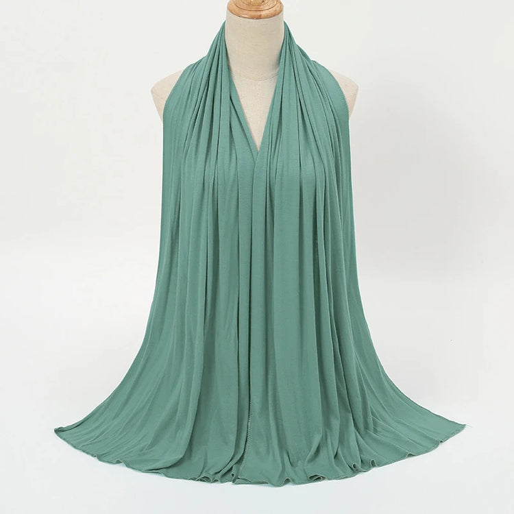 Premium Modal Cotton Jersey Hijab Scarf Long - Lena & Miles Exquisite Boutique LLC.