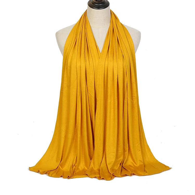 Modal Cotton Jersey Hijab Scarf Long Muslim - Lena & Miles Exquisite Boutique LLC.