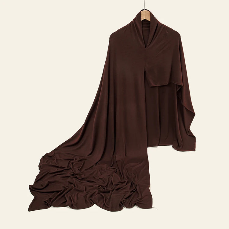 Fashion Modal Jersey Hijab Instant Scarf Muslim - Lena & Miles Exquisite Boutique LLC.