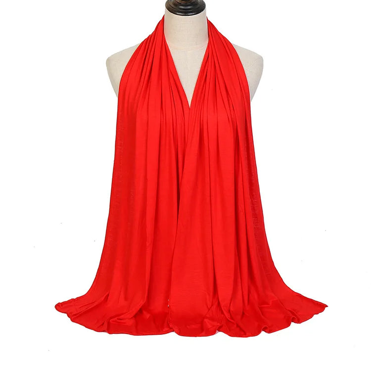 Modal Cotton Jersey Hijab Scarf Long Muslim - Lena & Miles Exquisite Boutique LLC.